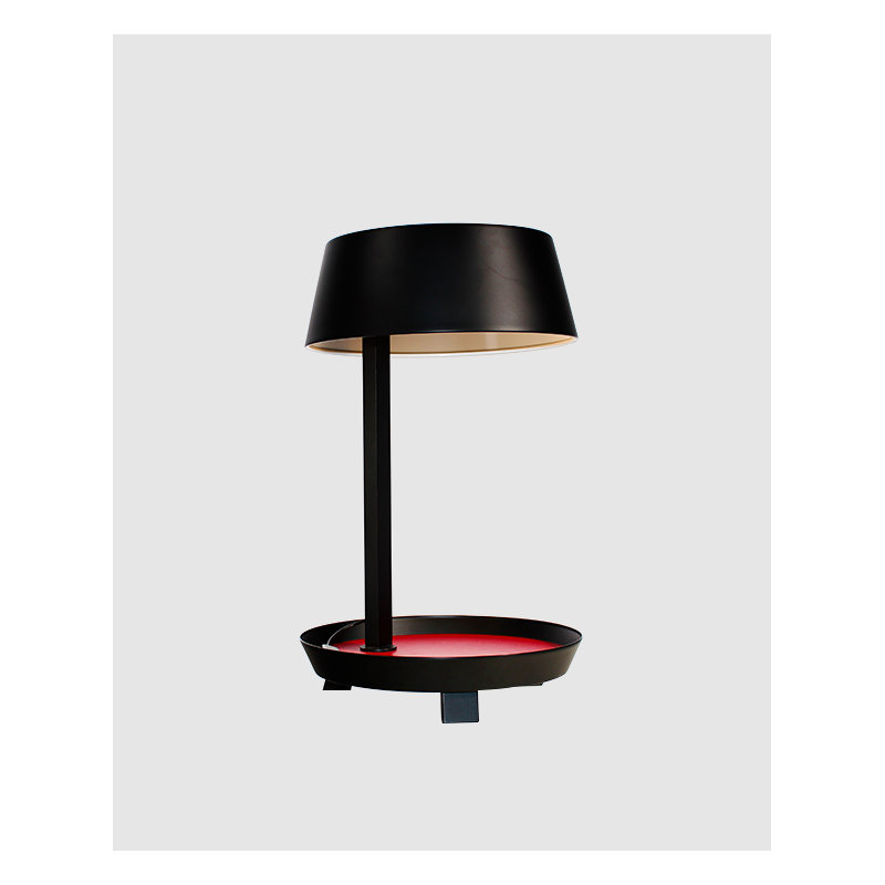 Carry Table Lamp, Matt Black, 19.7" H x 15" W x 15" D