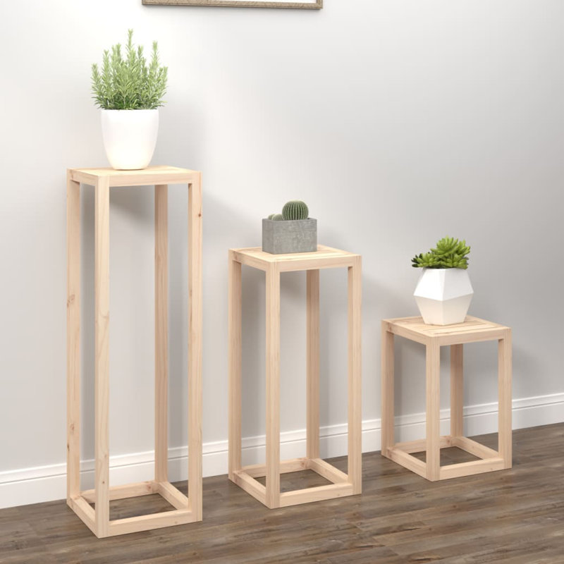 Spirit Plant Stand - Set of 3, Brown