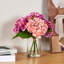13 - Fleurs d'hortensia artificielles dans un vase-266765129