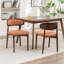 Chaise d'appoint rembourrée en bois massif-703115066