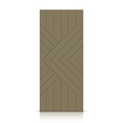 Porte standard à panneaux en bois