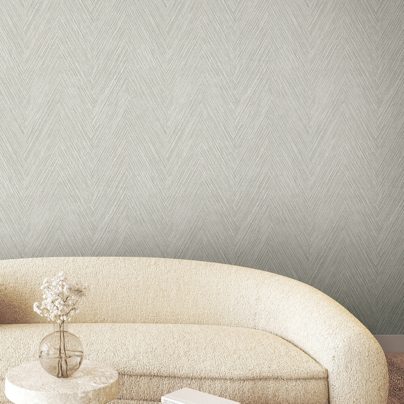 Jan Wallpaper Double Roll, Dove