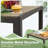 Metal Rectangle Dining Table