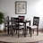 Fraserburgh Rubberwood Solid Wood Dining Set-1941035601-1941035602