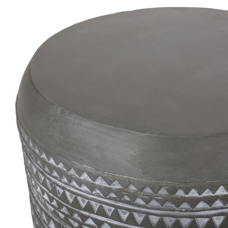 Table de bout d'extérieur en béton léger