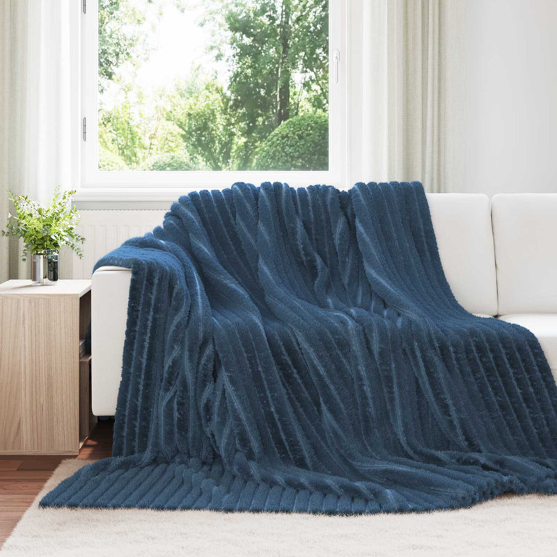 5.1-42 Throw Blanket, 270cm x 240cm, Navy Blue