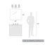 Éclairage pour meuble-lavabo à intensité variable Bertelli-1051554691-1007282002