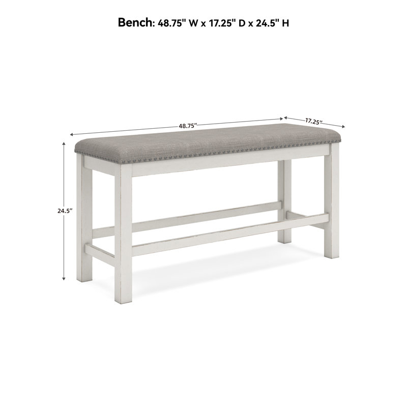 Janeria Polyester Upholstered Bench