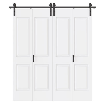 Porte de grange pliante 84 po 84 po
