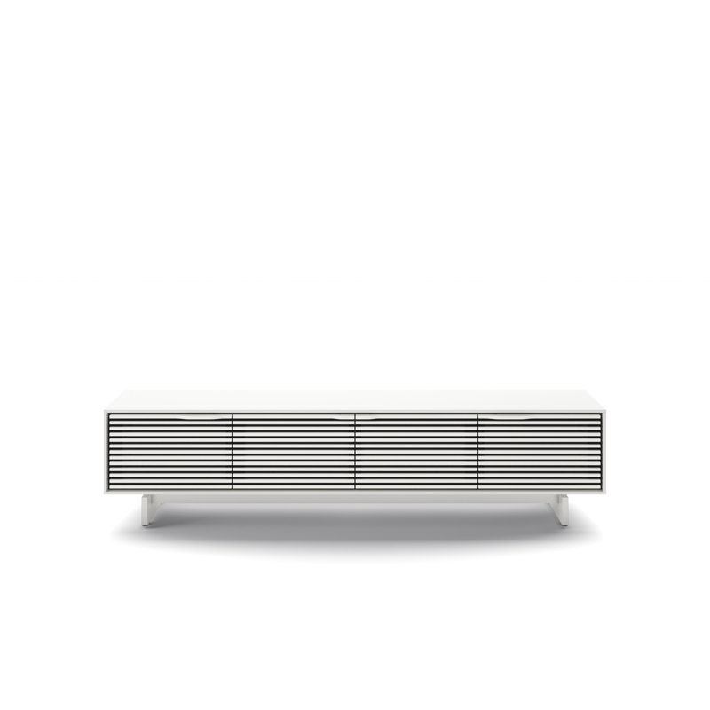 Align Media Console, 19"H x 81"W x 18"D, Satin White