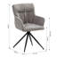 Hearston Linen Upholstered Dining Chair in Grey-599366103