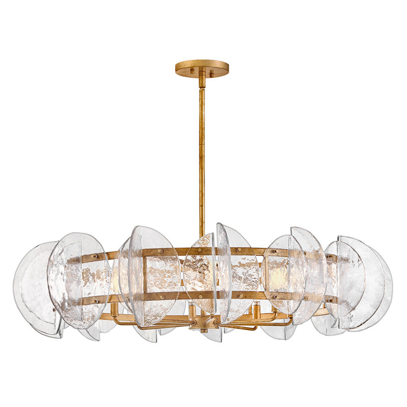 Seraphina Chandelier, 8, 10" H x 40.25" W x 40.25" D