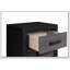 Table de chevet gris et noir SOLUTO