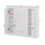 Armoire de salle de bain murale avec miroir - Armoire à pharmacie murale avec 4 tablettes-118672711
