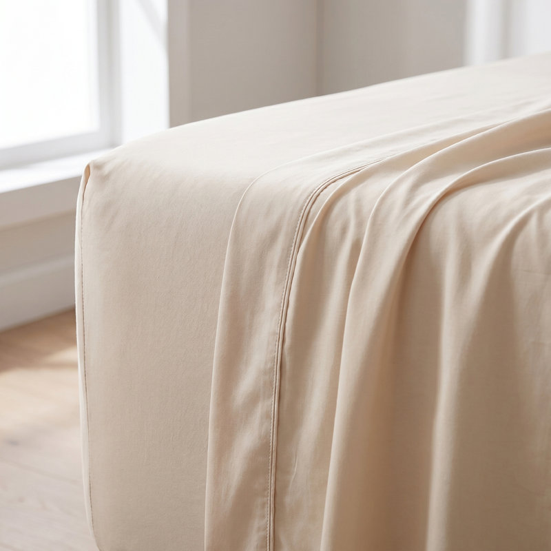Ensemble de draps hypoallergéniques, Crème, King Sheet Set with 3 Pillowcases