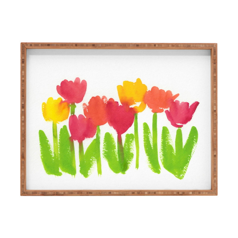 Solid Wood Tray, 14" H x 18" W x 2" D