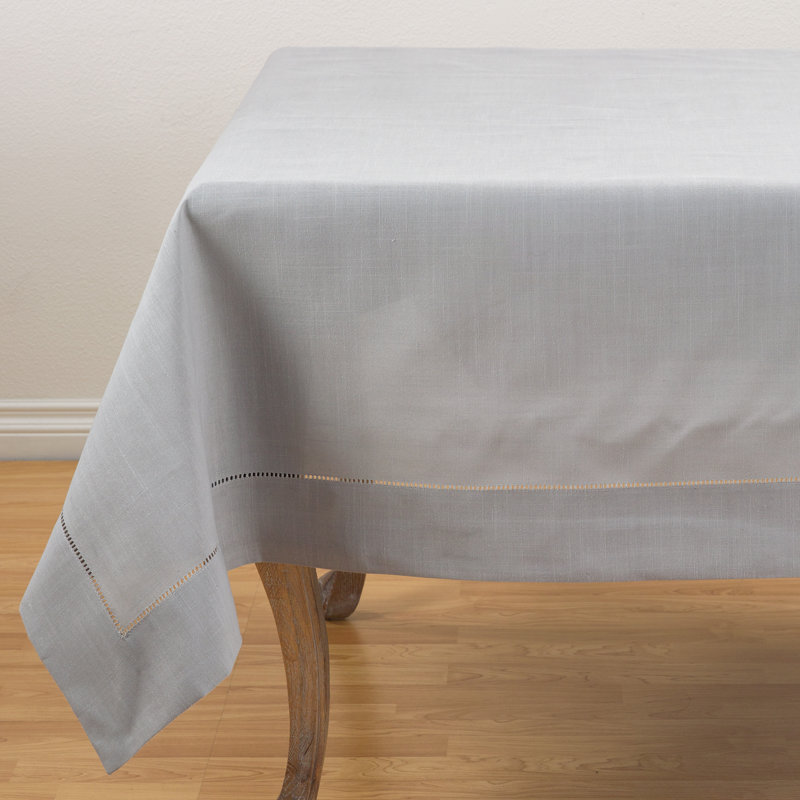 Polyester Tablecloth, 120" L x 70" W, Gray