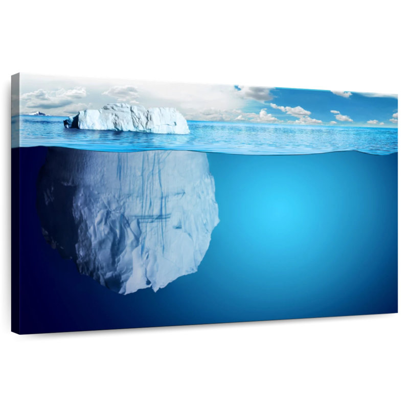 Iceberg sous-marin Alvord, H 34 po x l 51 po