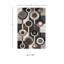 Tapis géométrique noir / brun / crème Ballew-1555069779