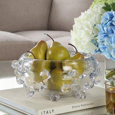 Bol en verre transparent Uttermost Aura