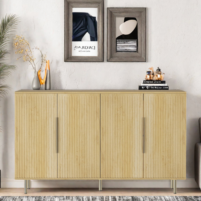 Buffet avec rangement et tablettes réglables