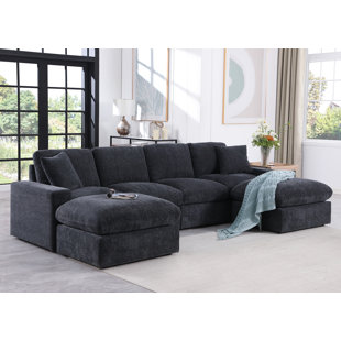 Tolzmann Sectional Sofa With 2 Ottomans