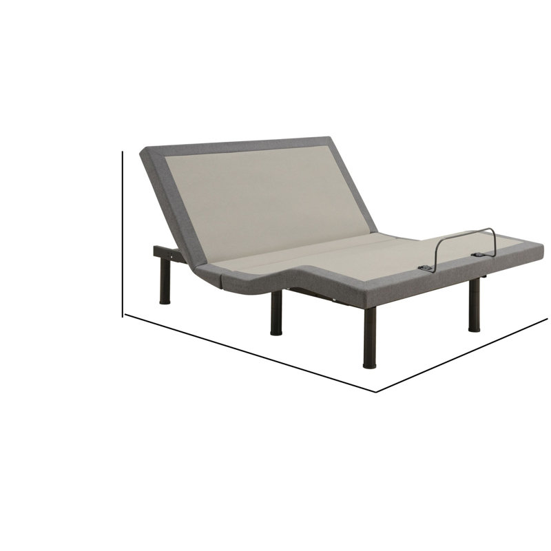 Liza Adjustable Bed Base, Remote Ergonomic Dual Incline, California King