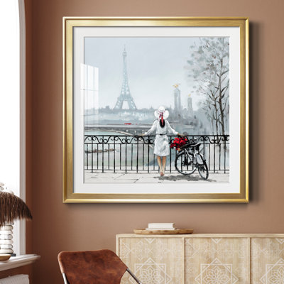 Dame à Paris - Cadre photo