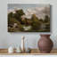 Le cheval blanc - John Constable - Toile tendue avec châssis - 1819-394893621