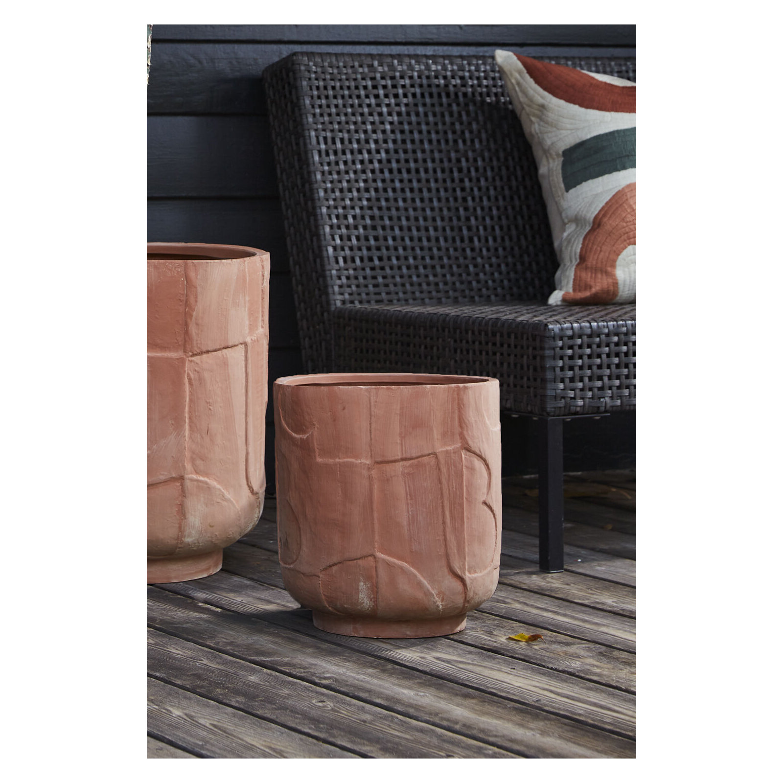 Abrahamson Ceramic Pot Planter, 10" H x 9.25" W x 9.25" D