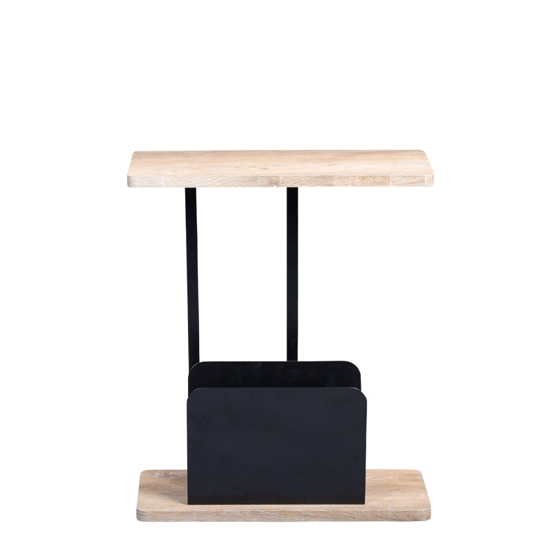 Horrell Side Table, Light Brown, Light Brown/Black