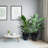 COOLBEBE Outdoor Concrete Planter Morden Indoor Planter Pots, Large Planters with Drainage Hole and Rubber Plug, Round Flower Pots for Garden, Patio and Office-876906505-891286463