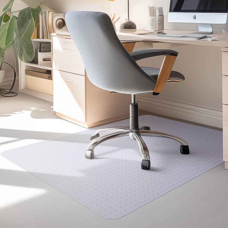 Tapis de chaise rectangulaire et droit, H 0,06 po x l 48 po x P 36 po, Non inclus