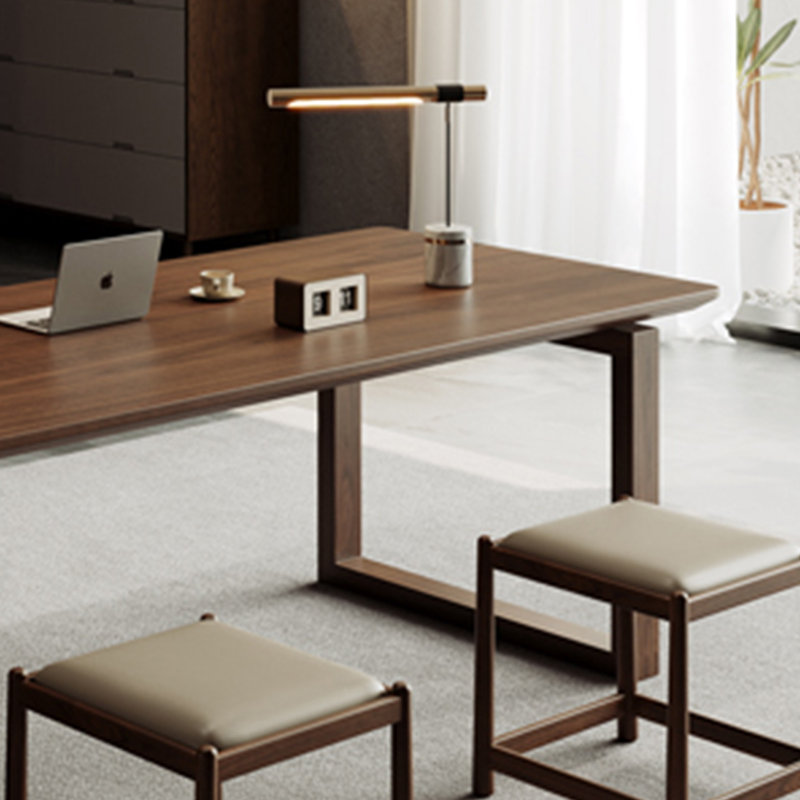 Bureau tendance d'inspiration rétro, H 29,52 po x l 70,86 po x P 31,49 po