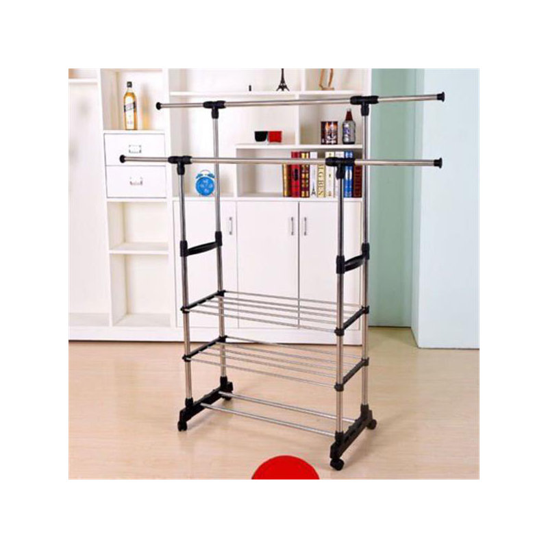 Gad 80cm Rolling Clothing Rack