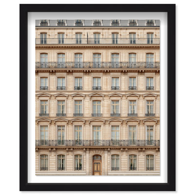 Sculpted Facade Shadowbox Architecture Print by Oliver Gal, Black Frame, 16 x 20