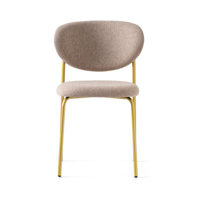 Cozy Upholstered Chair with Metal Frame