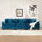 Wider Armrest 3 Seats (Ottoman Is Not Included), Modern Sectional Couch, For Living Room Bedroom And Apartment, Comfy Double Layer Upholstered Seat Cushion, Breathable Chenille Fabric-136900424-136900426