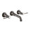 AXOR Montreux Wall Mounted Bathroom Faucet Trim with Lever Handles Faucet Trim Only