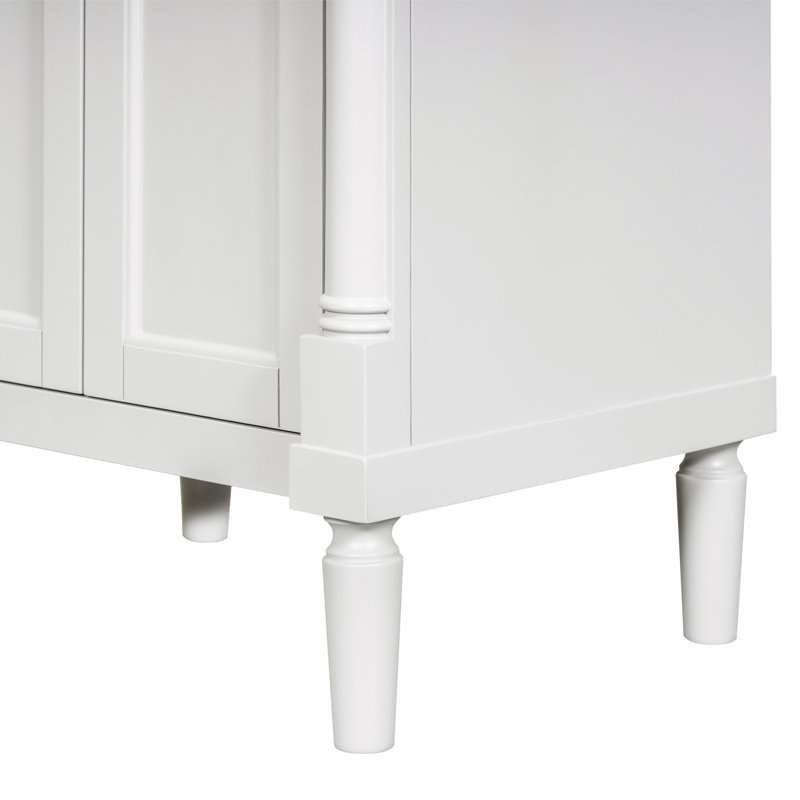 Meuble-lavabo 24 po avec lavabo supérieur, Blanc