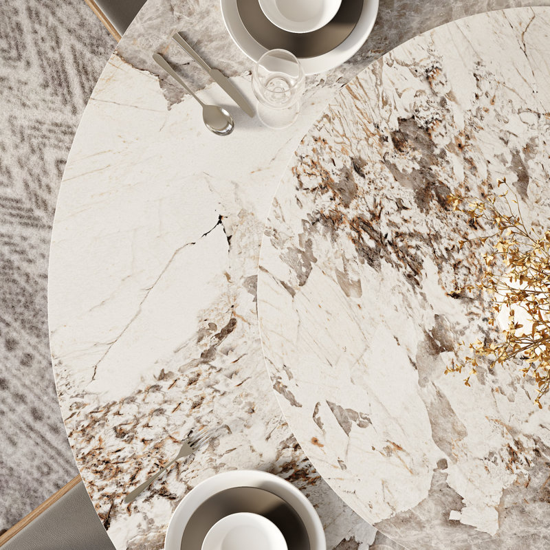 Table de salle à manger Amberly, Pandora, H 29,52 po x L 59,05 po x l 59,05 po