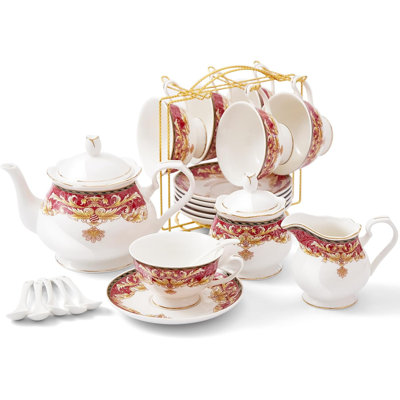 Royal retro porcelain tea set