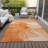 Kyrie Washable Abstract Indoor / Outdoor Rug-650446431