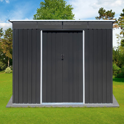 Adriana 6 Ft. W X 8 Ft. D Metal Tool Shed