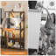 77.5cm H x 74.9cm W Metal Bookcase