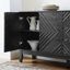 Buffet noir moderne pour le rangement du salon-1836548496