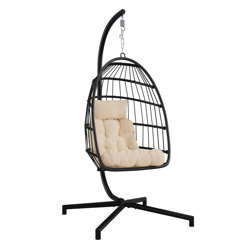 Balancelle avec support Treyton, Beige