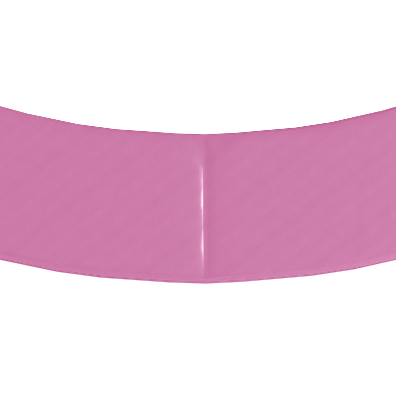 Coussin de bordure pour trampoline, H 0,6 po x l 144 po x P 144 po, Rose