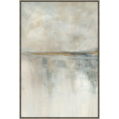 «Captivate II» par Jacob Lincoln, peinture sur toile à cadre flottant