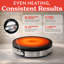 Gourmia 12” Electric Crepe Maker, Nonstick With Temperature Control, Indicator Lights, Spatula And Batter Spreader